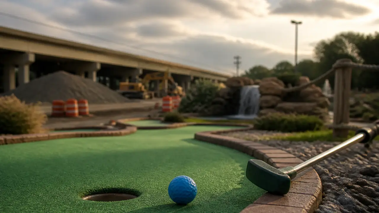 Midway’s par-3 course closes amid I-70 construction cover