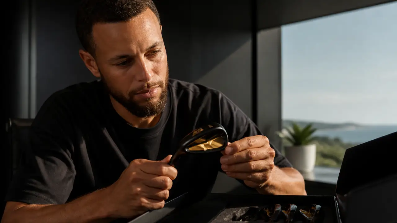 Stephen Curry’s Miura irons put his No. 30 into a 300-set release cover