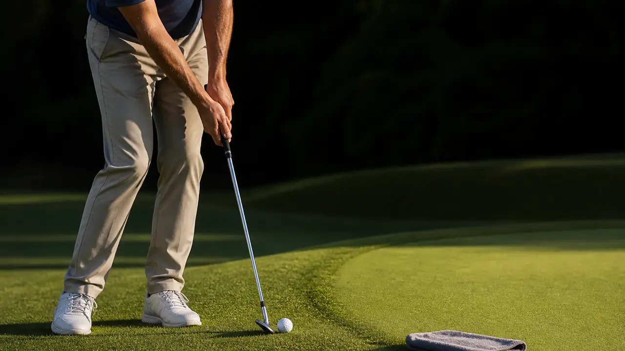 Greg Rose’s 3D chipping lesson shows the arms staying with the torso cover