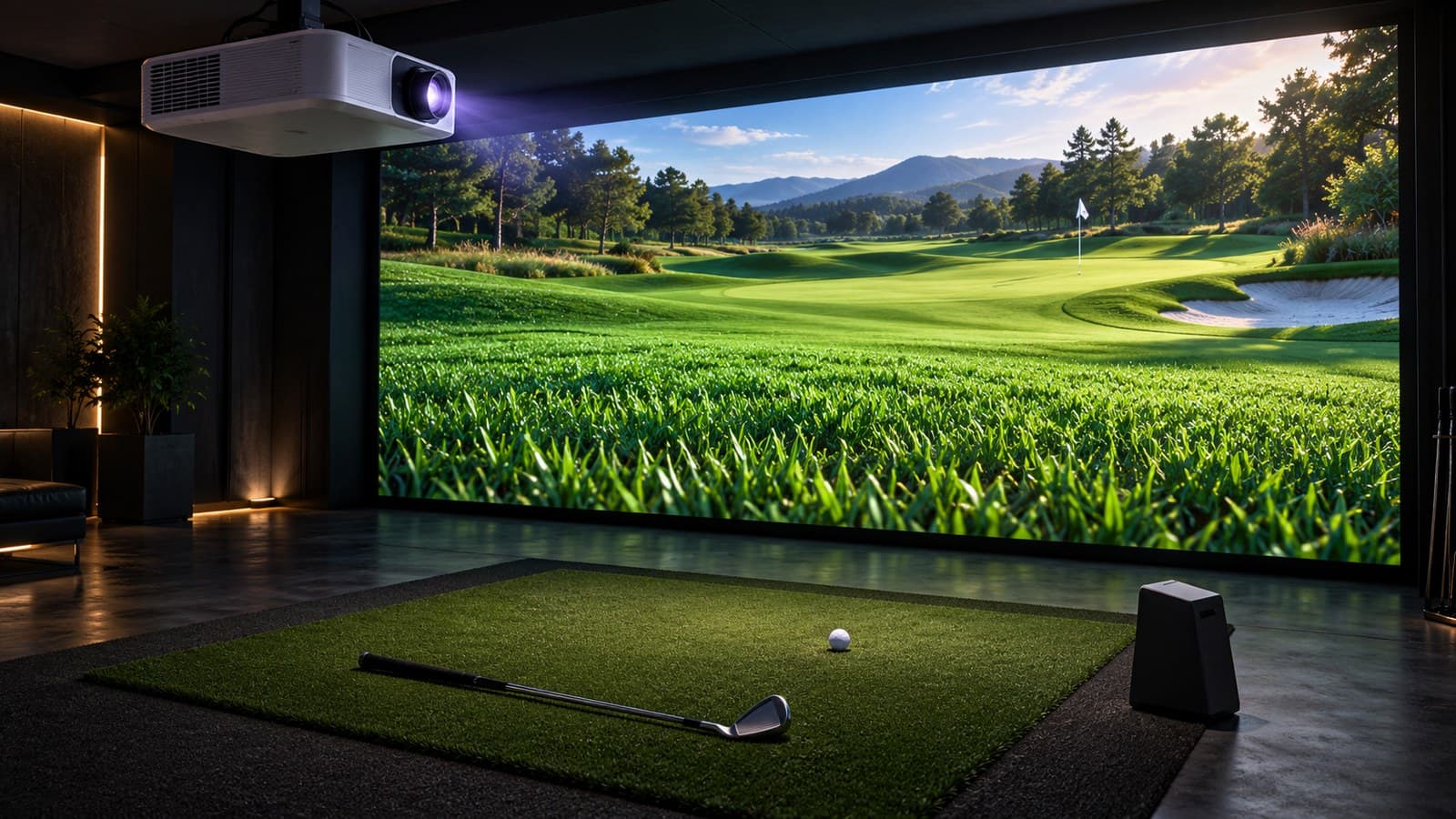 BenQ AK900ST's AI picture mode wins over a sim projector reviewer cover
