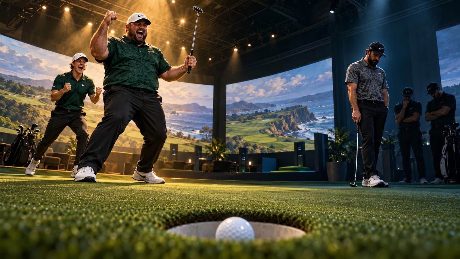 Big John's playoff birdie knocks Peter Finch's team out of the Internet Invitational cover
